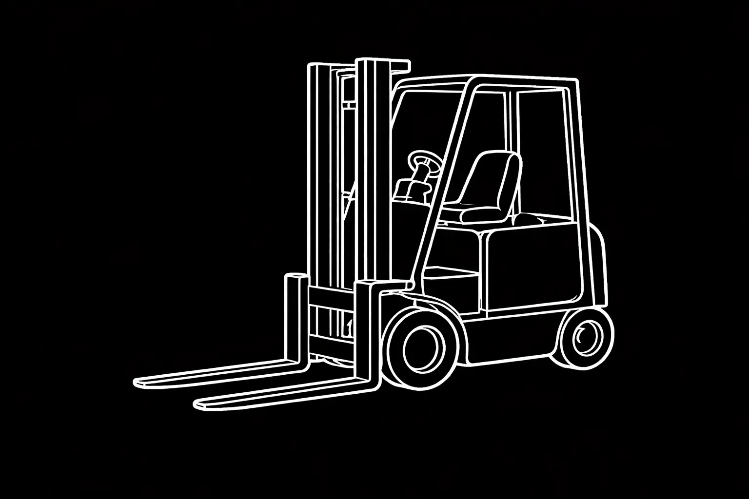 Вилочный погрузчик