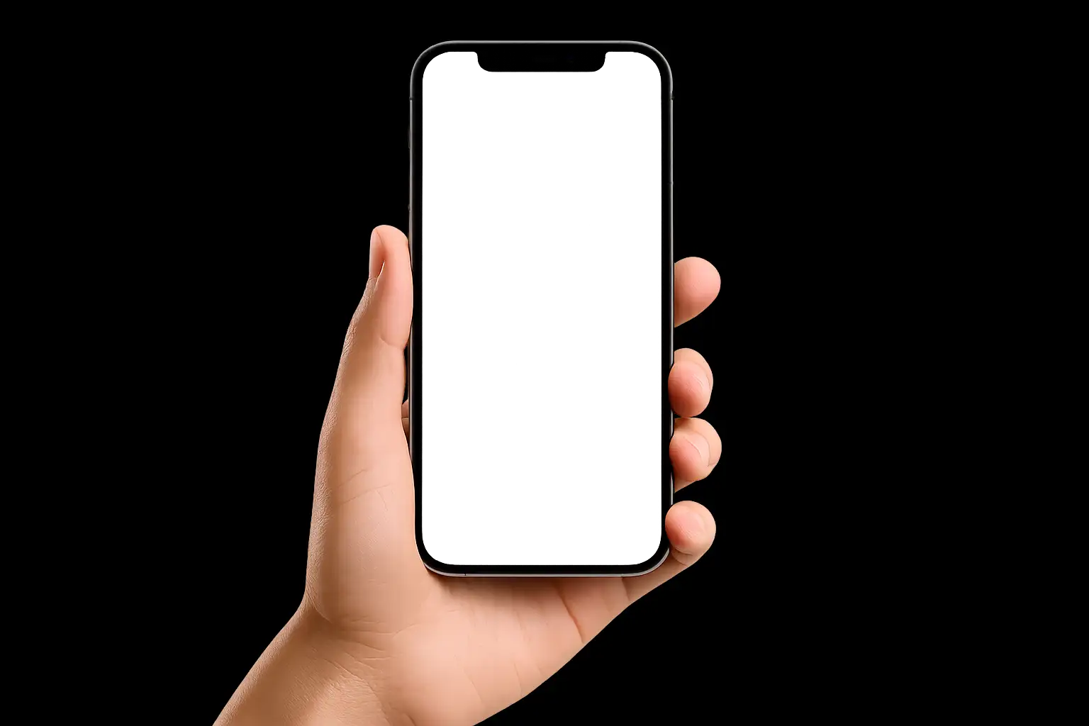 Айфон в руке